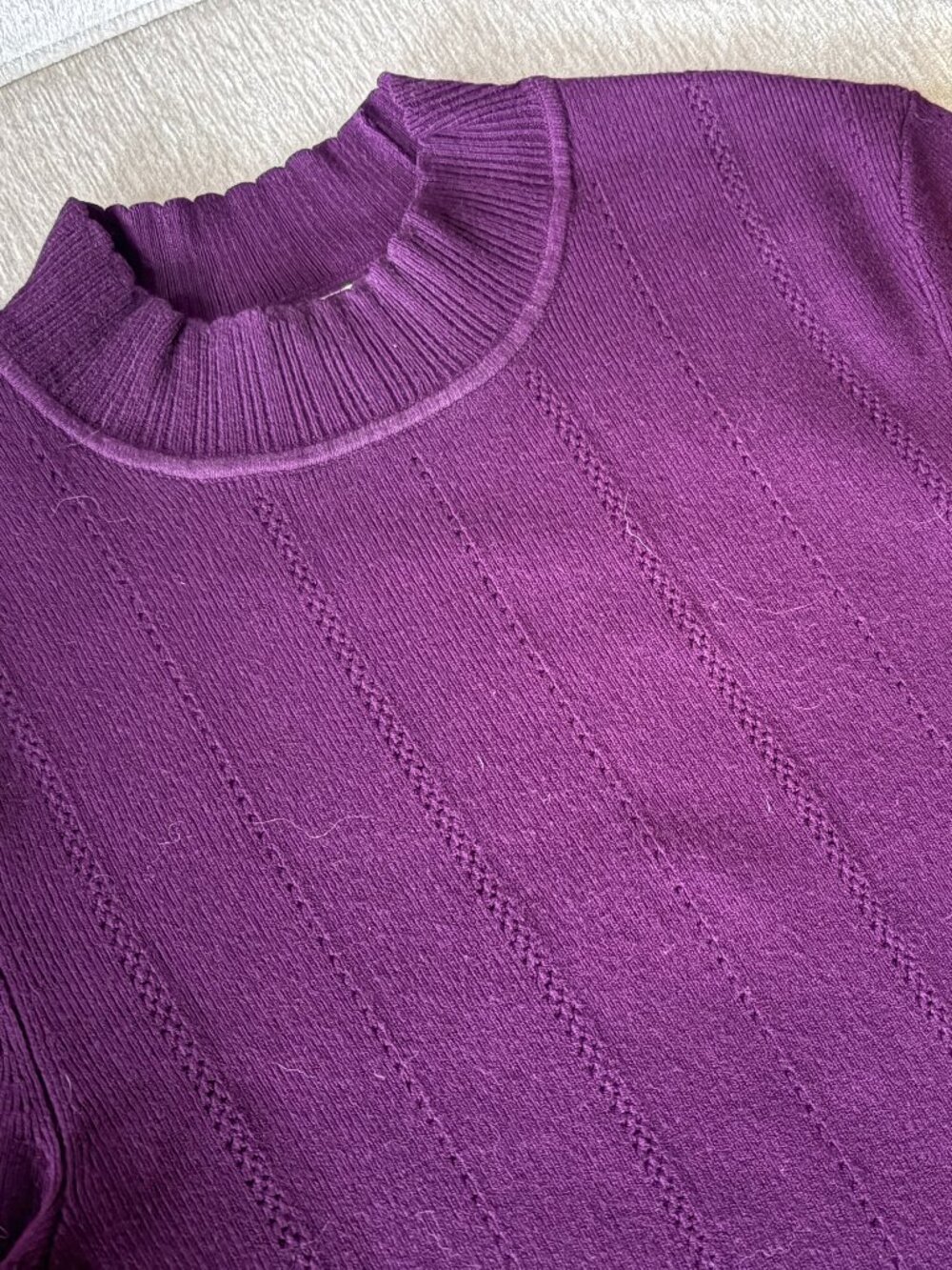 Sezane Freddy Jumper Mauve - Size XXS - Picture 4 of 5